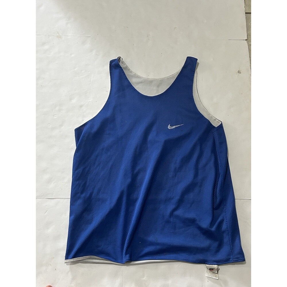 1990s Mens Nike Reversible Tank Top Size XL Vintage Retro Sportswear